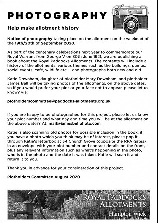 News about the Centenary book project